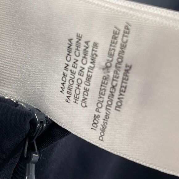 Polo Ralph Lauren Twill Short Sleeve Side Slit Tunic Top Navy Blue Size 0 - Picture 14 of 15